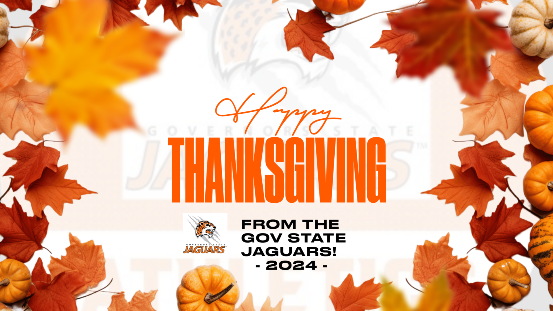 HAPPY THANKSGIVING FROM THE JAGUARS!