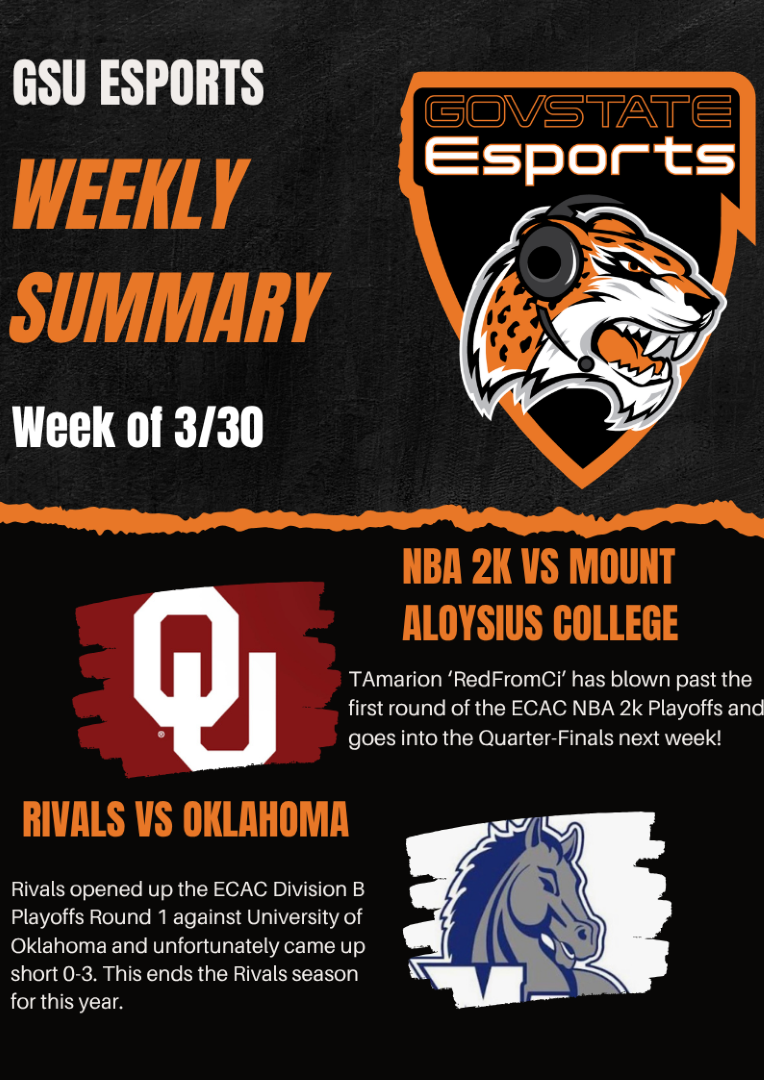 GovState ESports Advance in Playoffs - "Red" Amarion In NBA 2K Quarter-Finals -