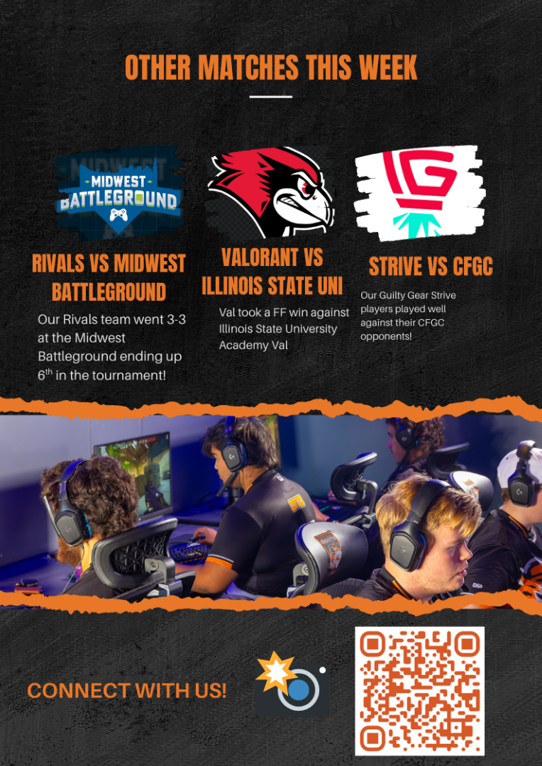 ESports Stays Red-Hot In Second Semester Events - Week Ahead Schedule for GovState -