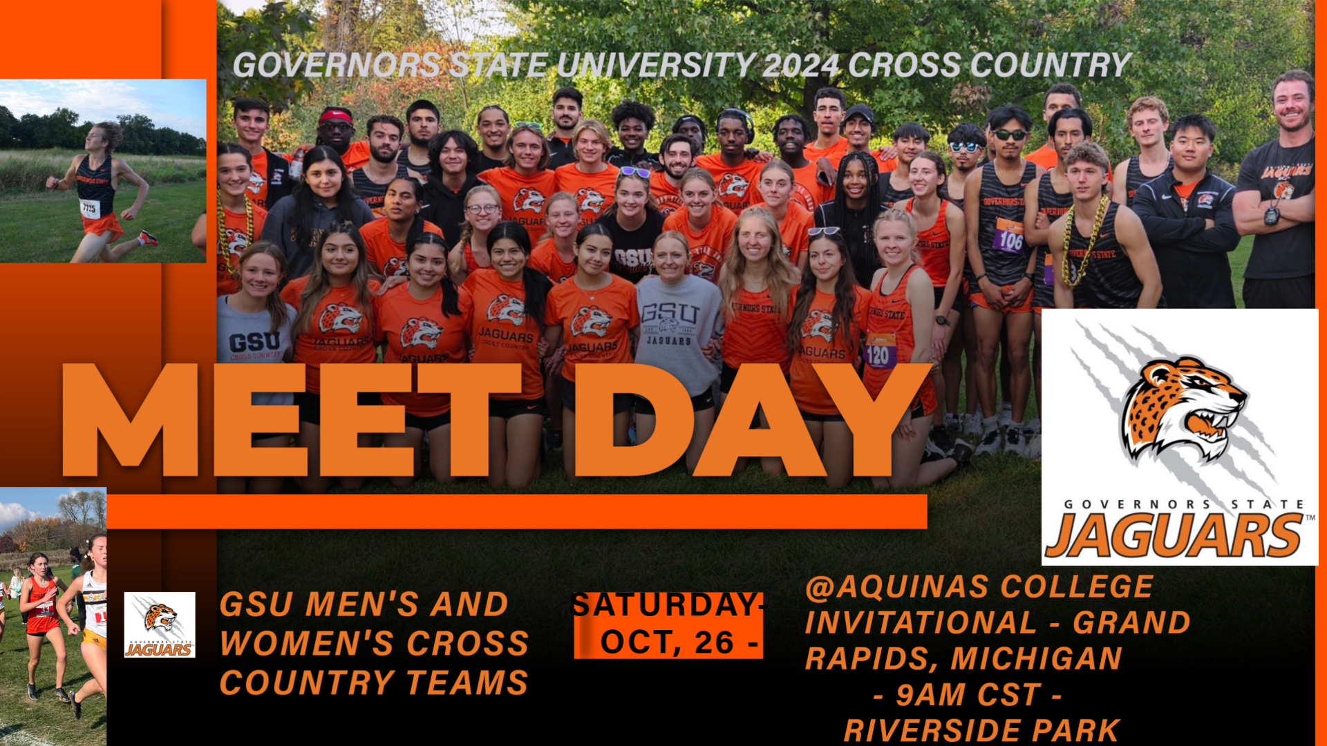 Men's and Women's Cross Country Teams Race At Aquinas College Saturday in Grand Rapids, Michigan