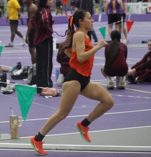 Men's - Women's GovState Track Team At Walt Cramer Indoor Meet - Top Place Winners for Jaguars -