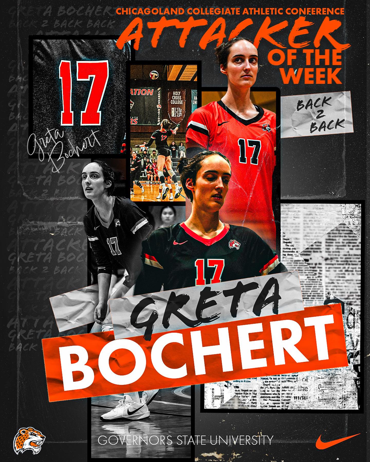 Greta Bochert With Back-to-Back CCAC Attacker of the Week Awards - Stuttgart, Germany Native